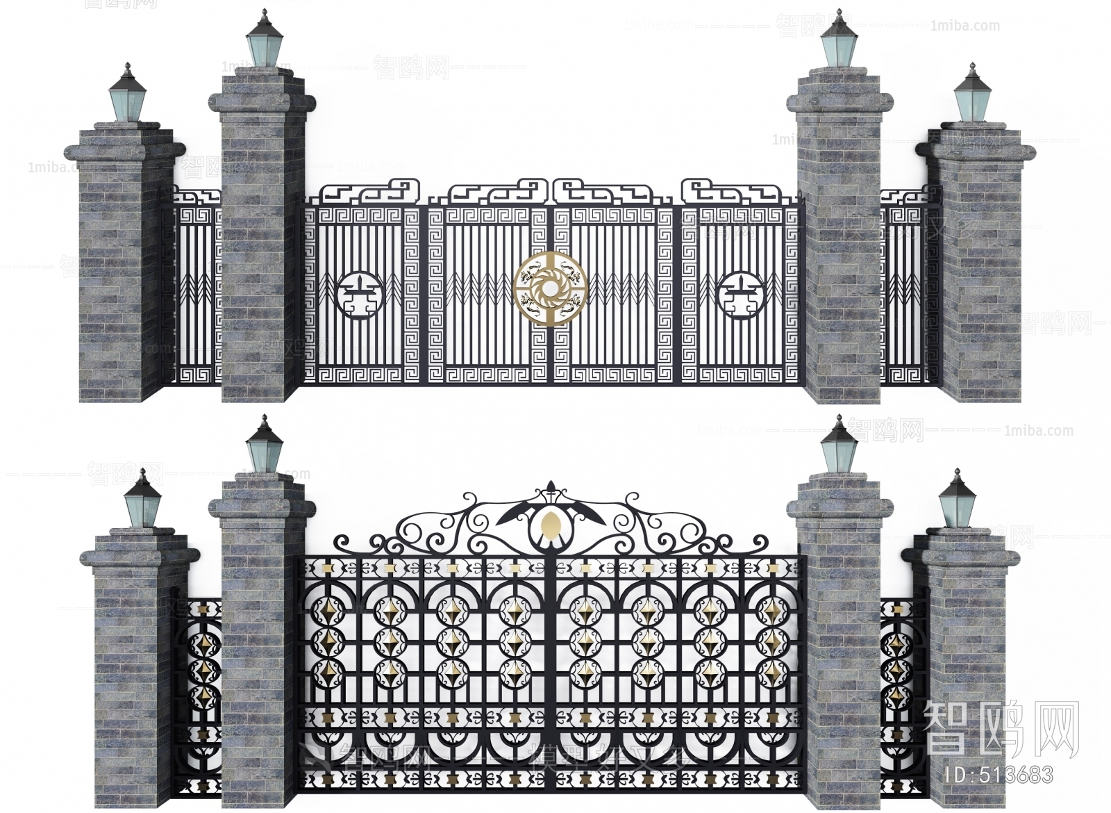 New Chinese Style Gate