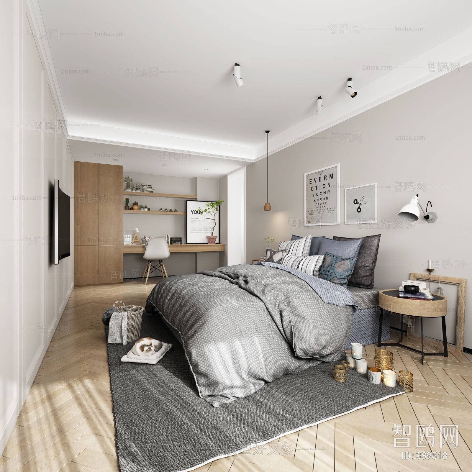 Nordic Style Bedroom