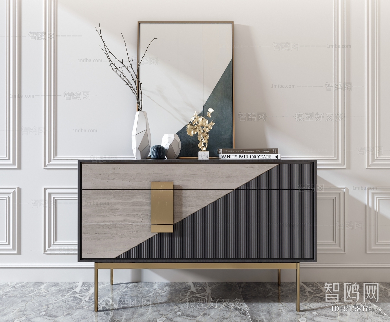 Modern Side Cabinet/Entrance Cabinet