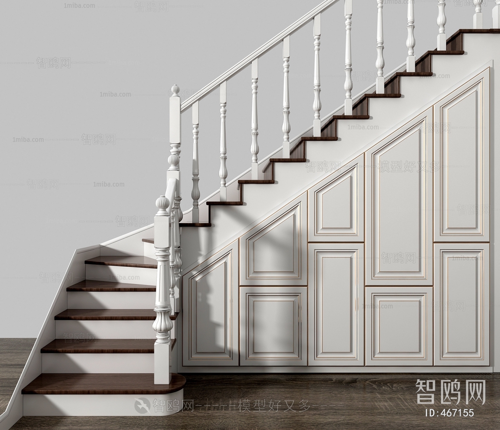 American Style Simple European Style Stair Balustrade/elevator