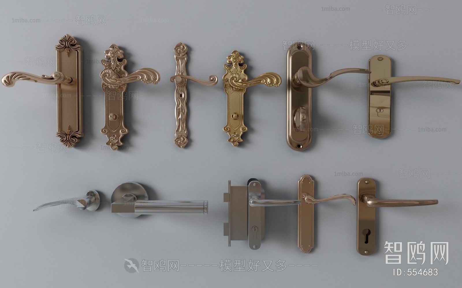 Simple European Style Door Handle