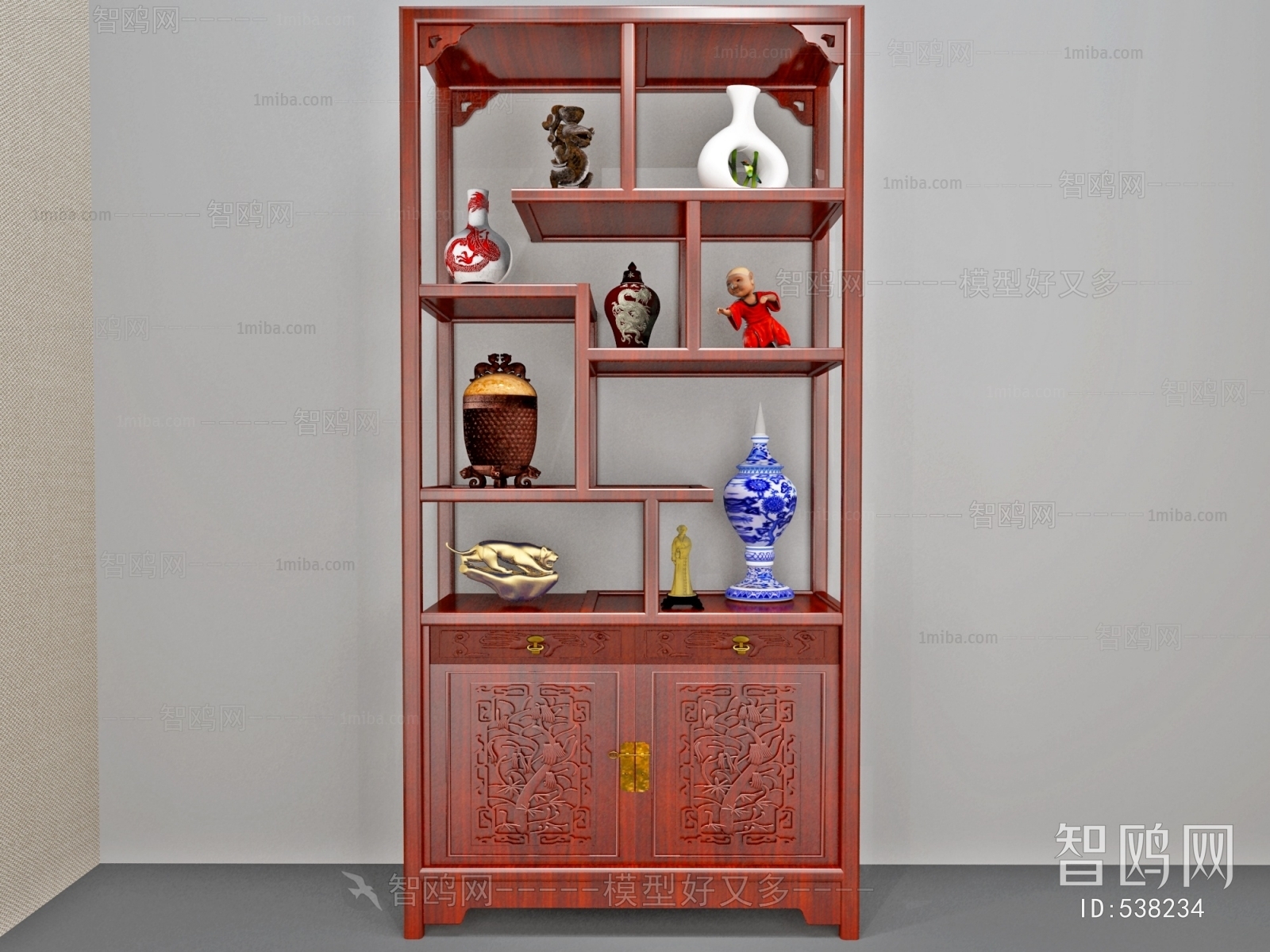 New Chinese Style Antique Rack