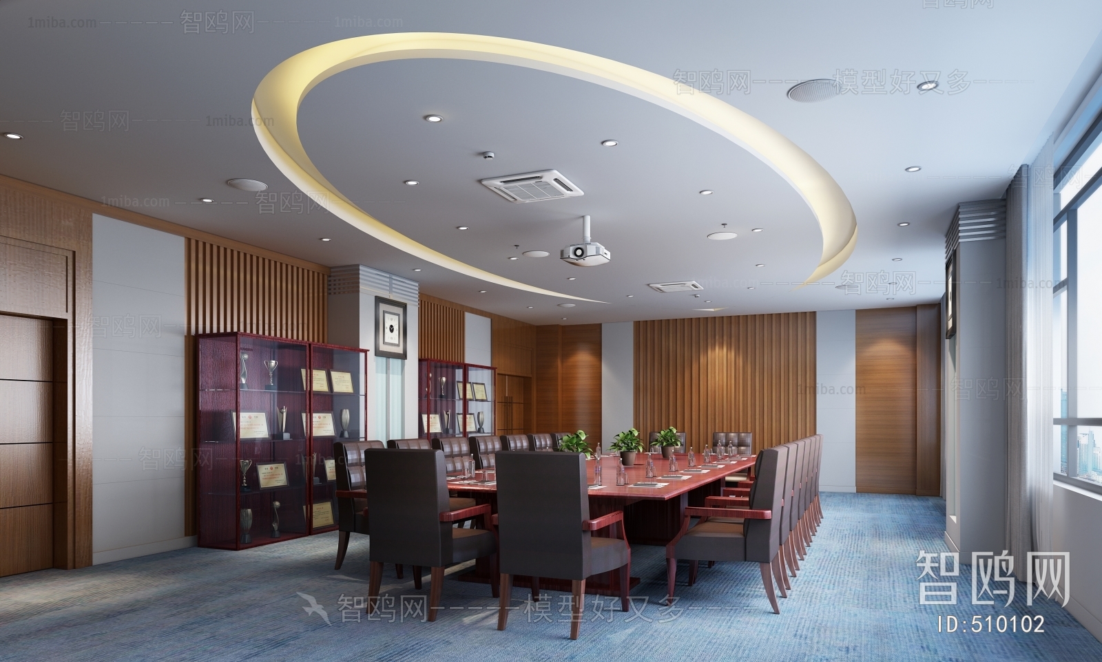 New Chinese Style Meeting Room