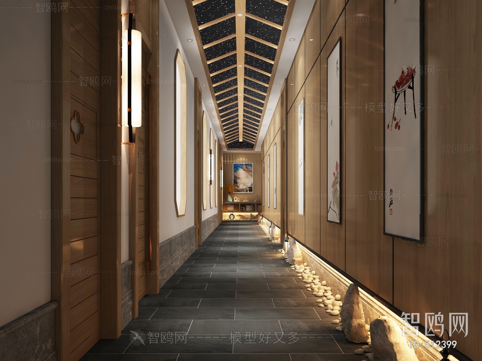 New Chinese Style Corridor