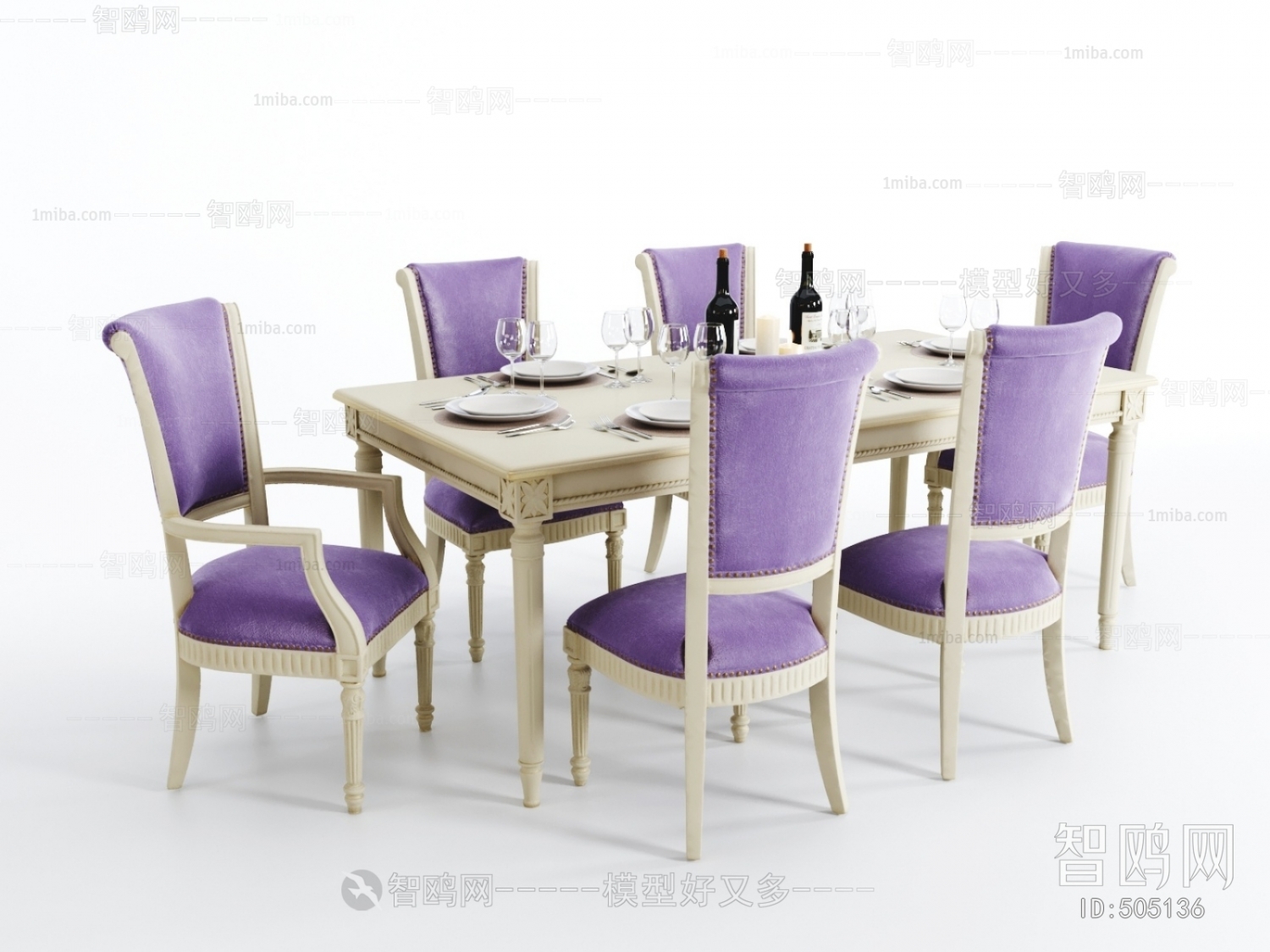 American Style Dining Table And Chairs