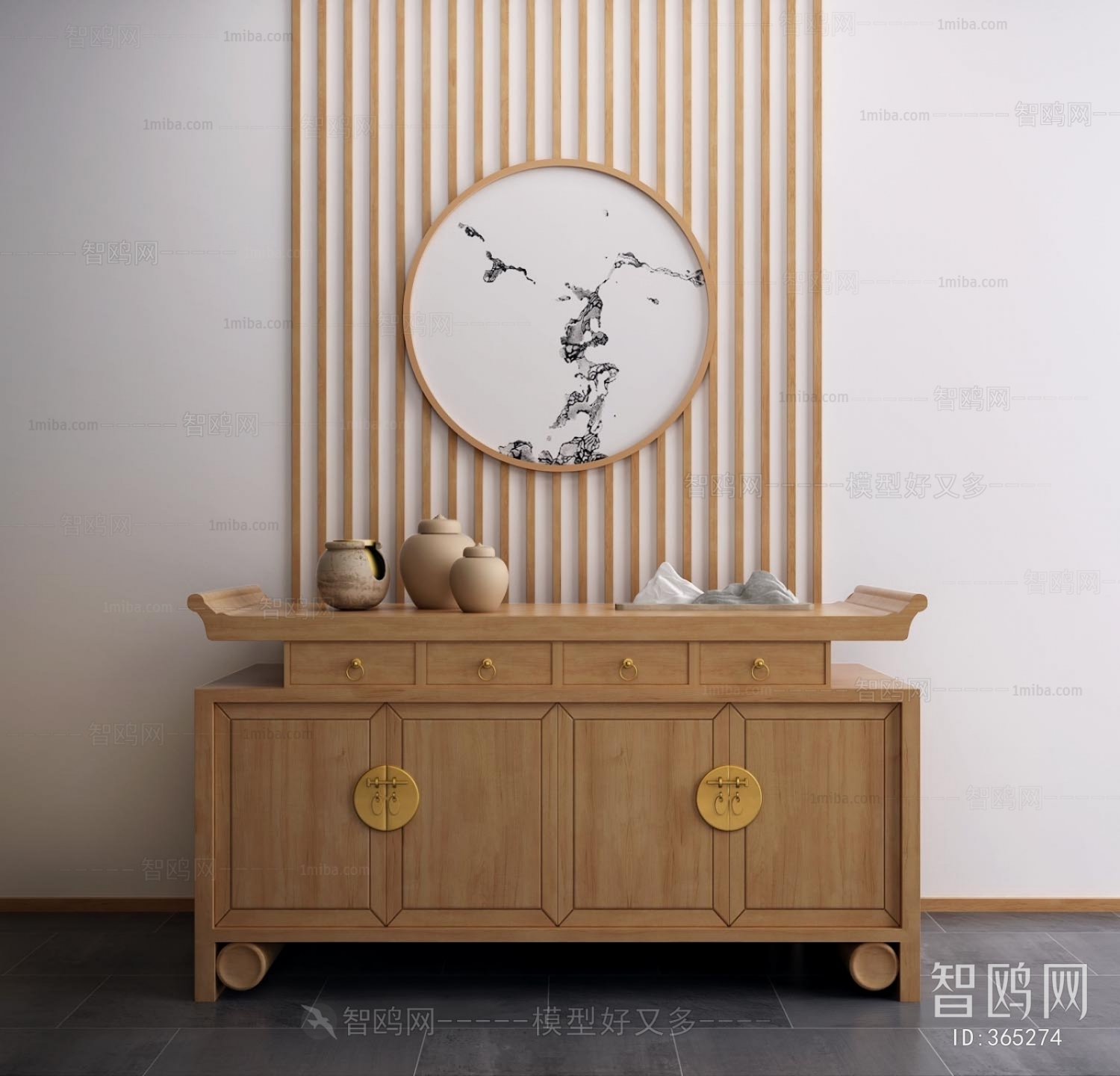 New Chinese Style Side Cabinet/Entrance Cabinet