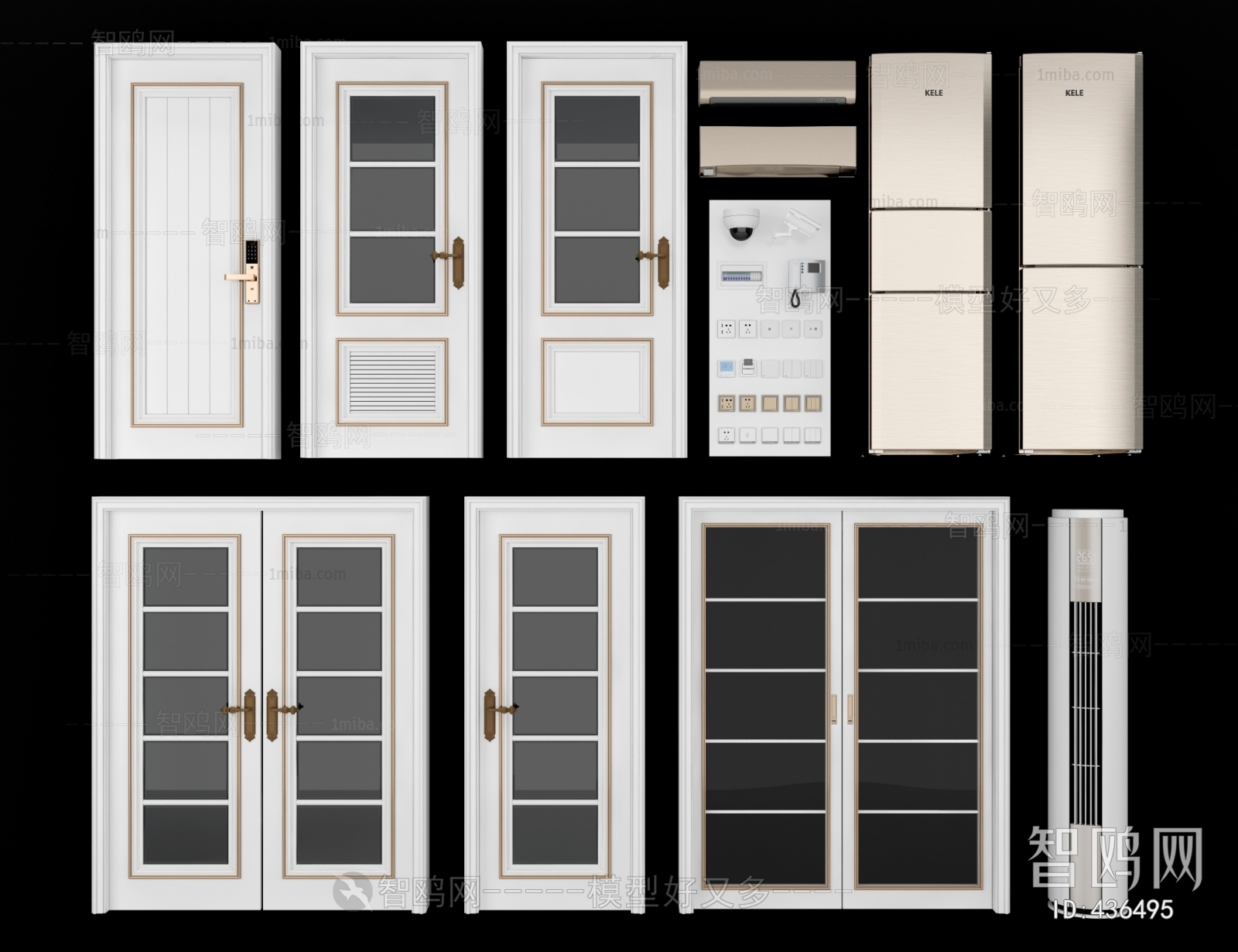 Modern Solid Wood Door