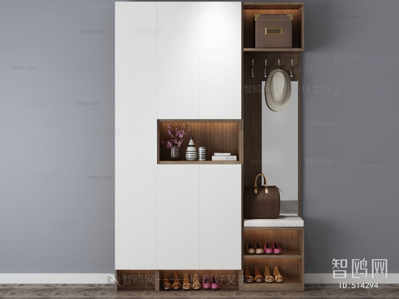 Modern Shoe Cabinet