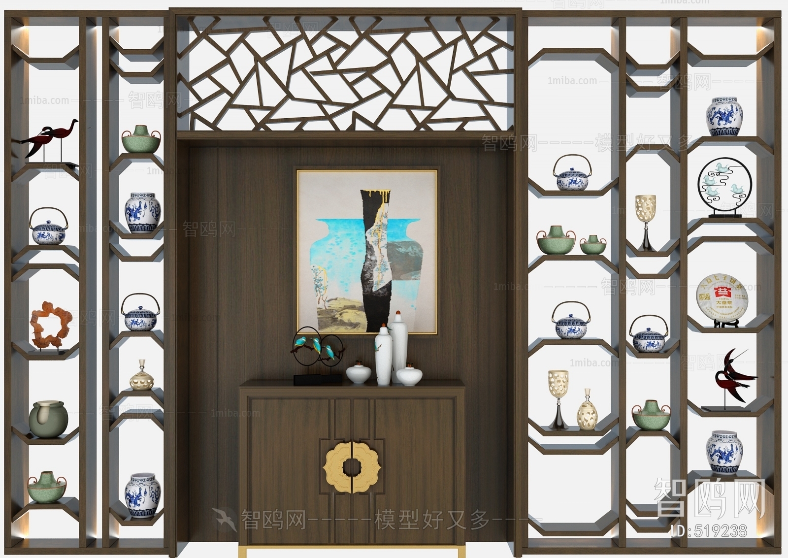 New Chinese Style Decorative Frame