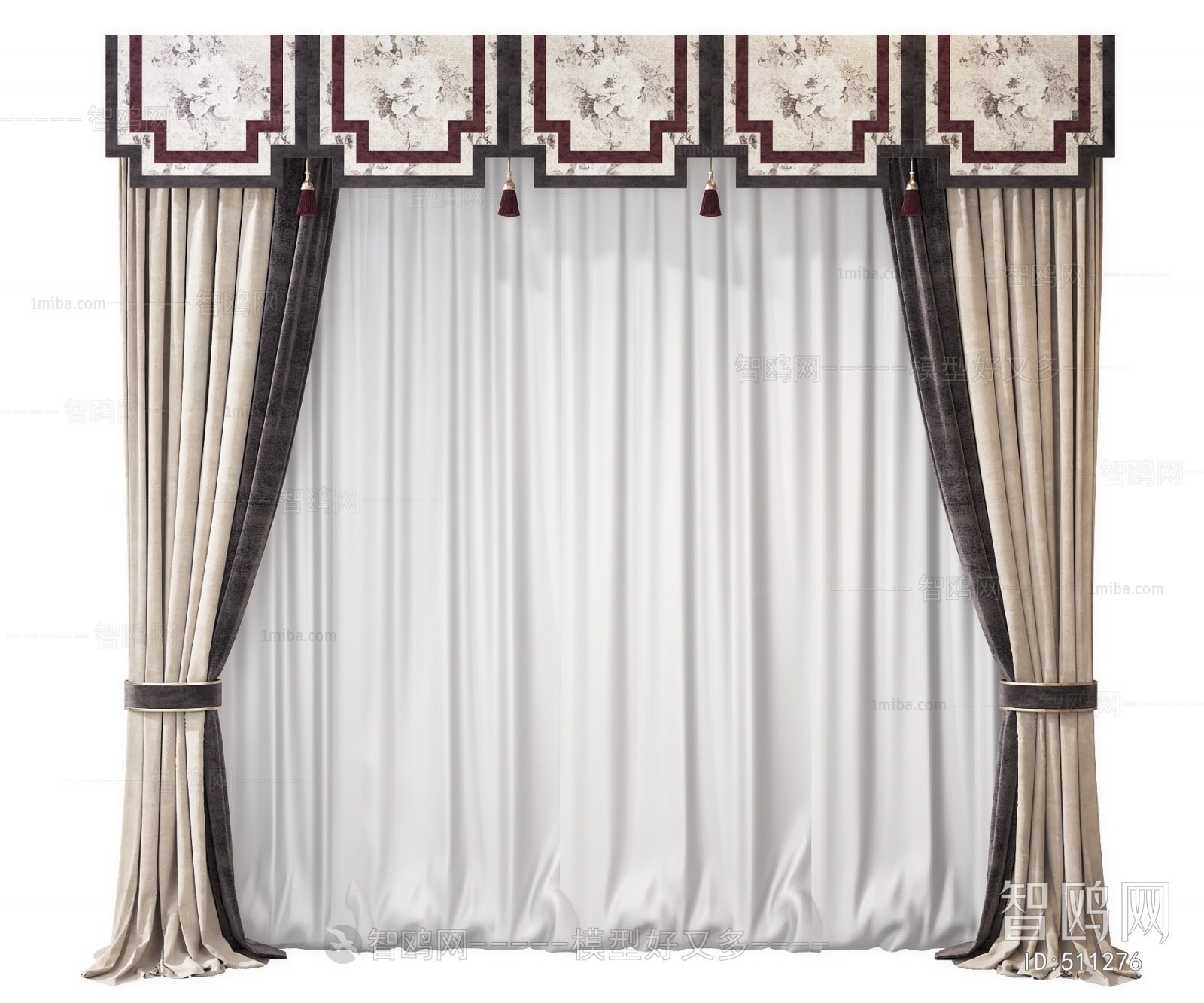 New Chinese Style The Curtain