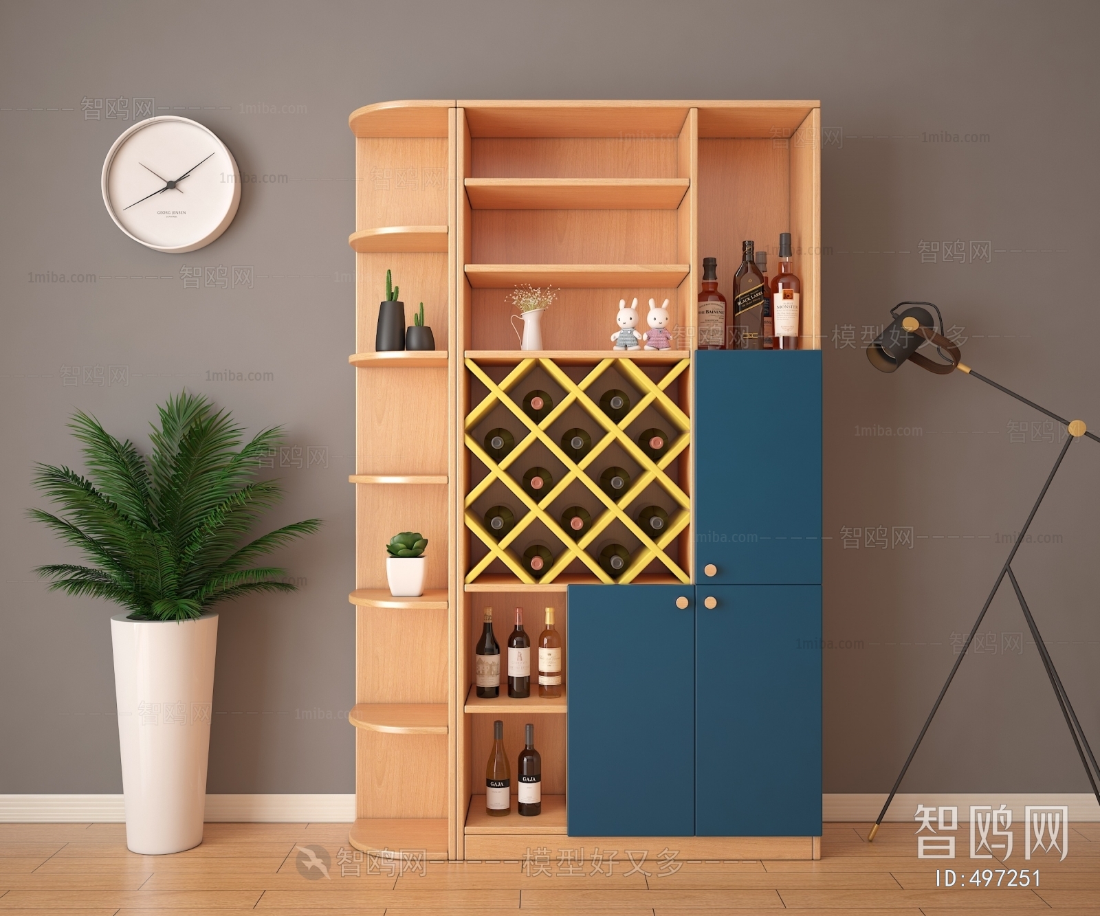 Nordic Style Wine Cabinet