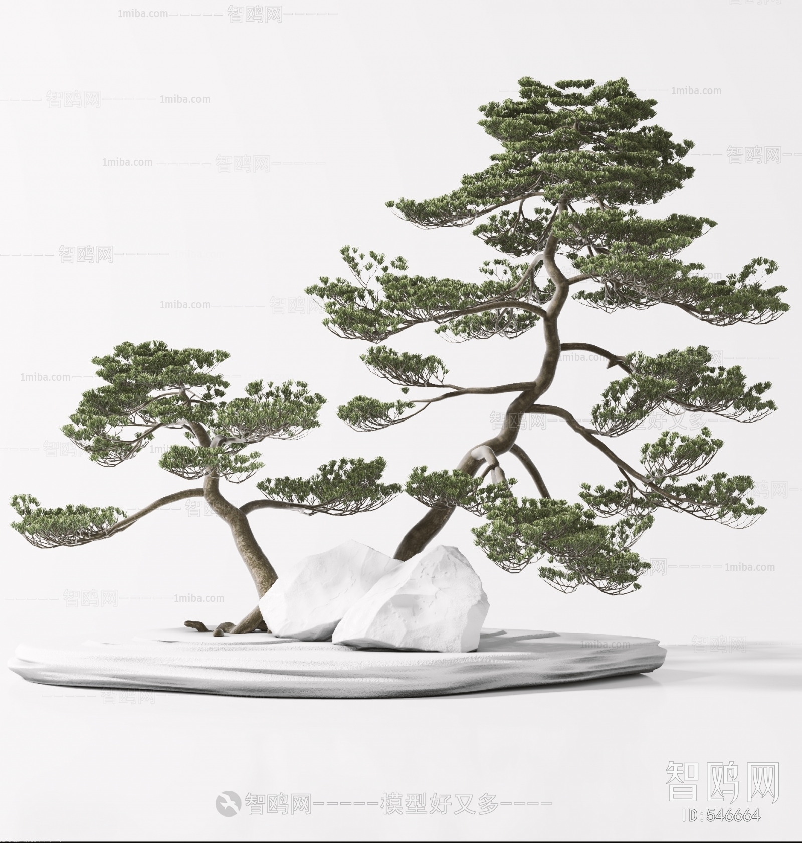 New Chinese Style Bonsai