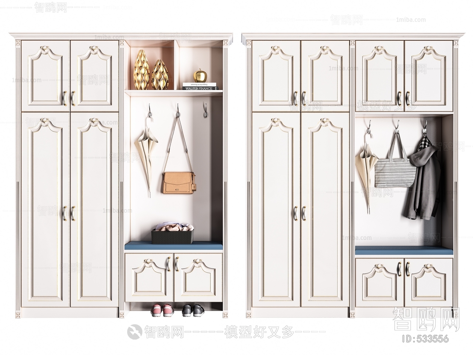 Simple European Style Shoe Cabinet