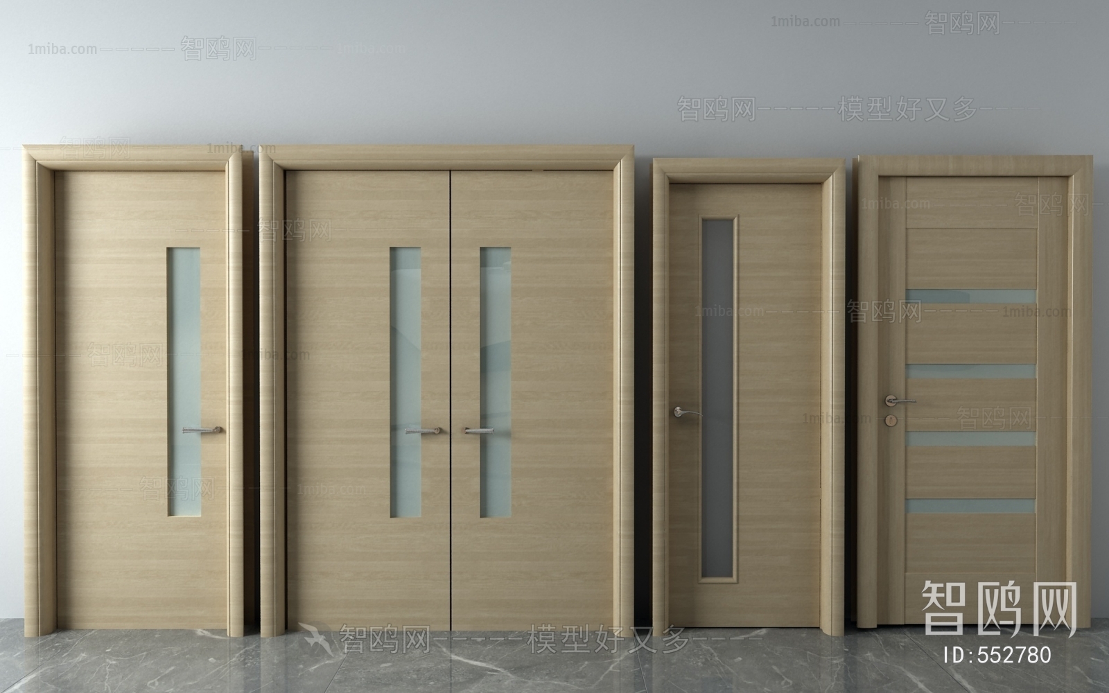 Modern Double Door