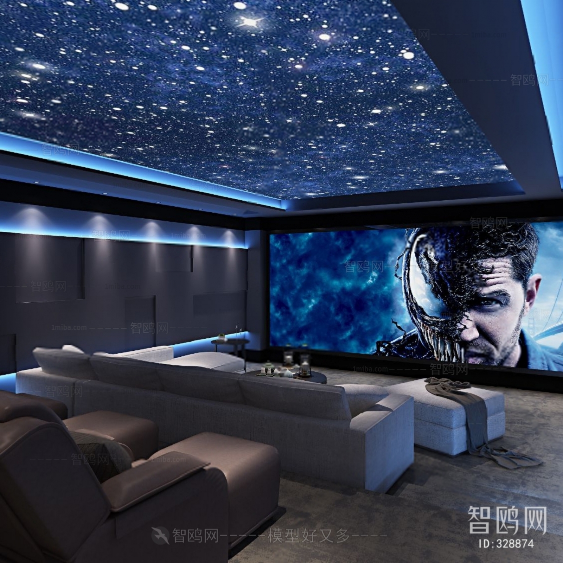 Modern Audiovisual Room