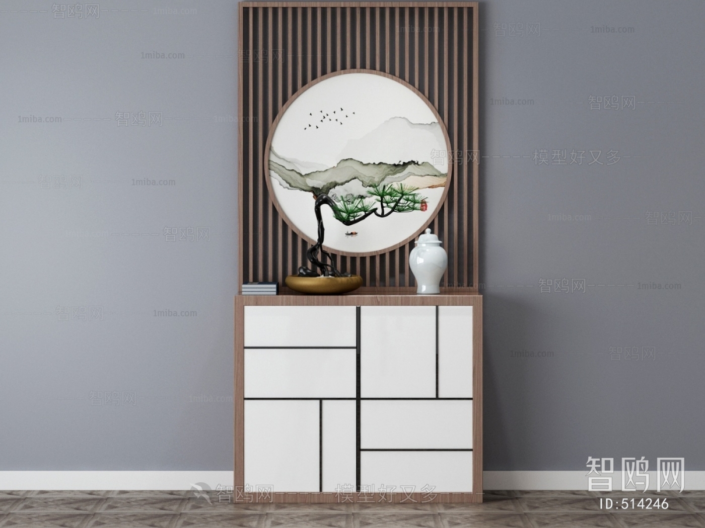 New Chinese Style Side Cabinet/Entrance Cabinet