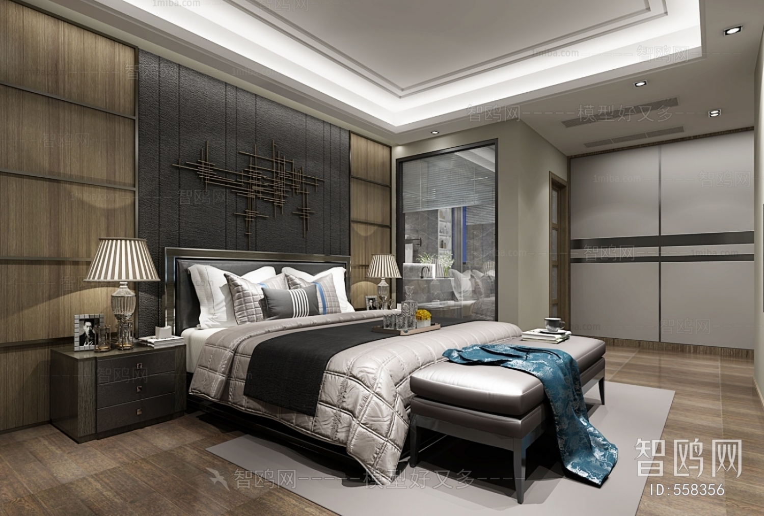 Post Modern Style Bedroom