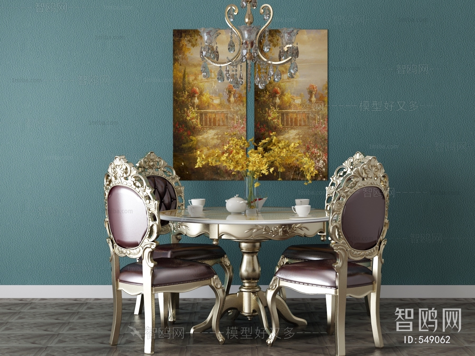 New Classical Style Dining Table And Chairs