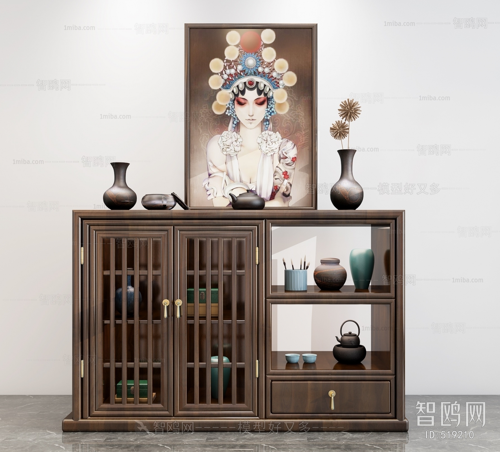 New Chinese Style Sideboard