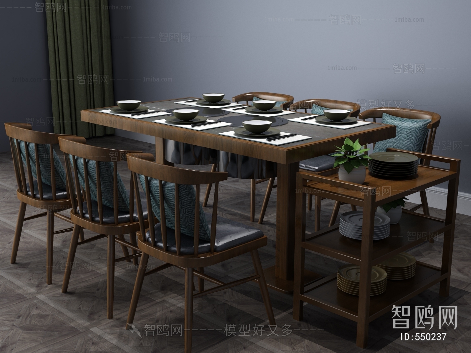 New Chinese Style Dining Table And Chairs