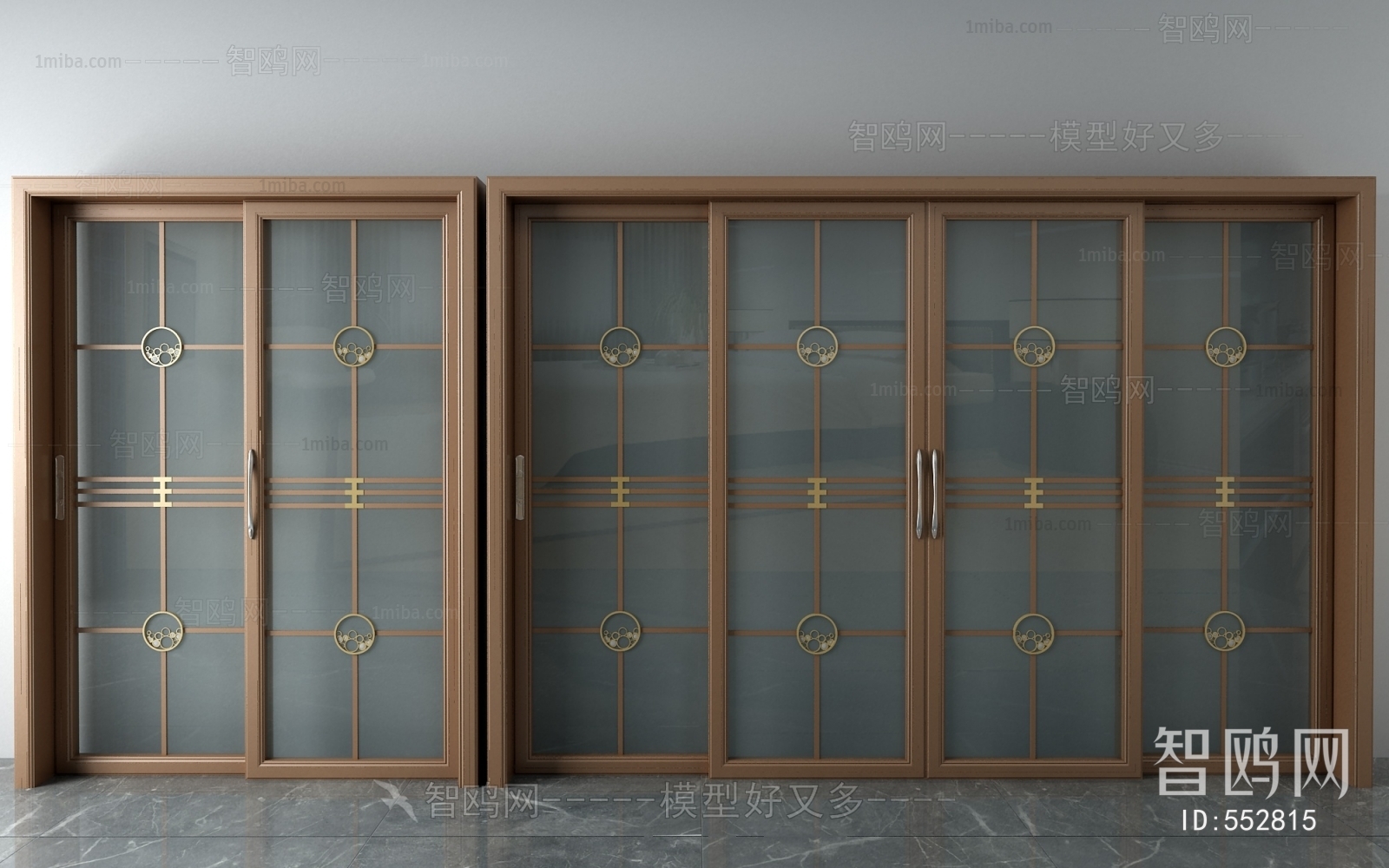 New Chinese Style Sliding Door