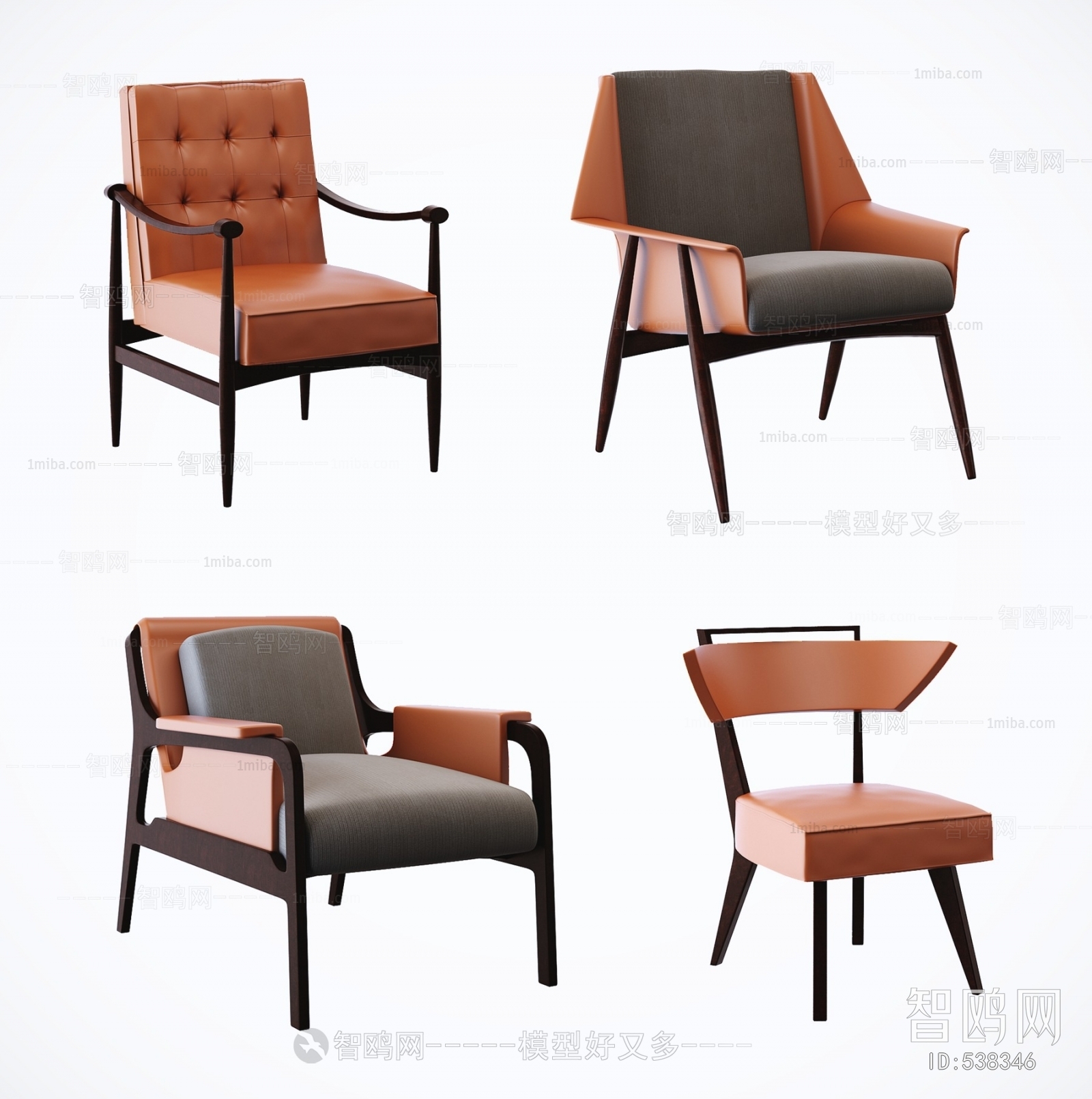 New Chinese Style Lounge Chair