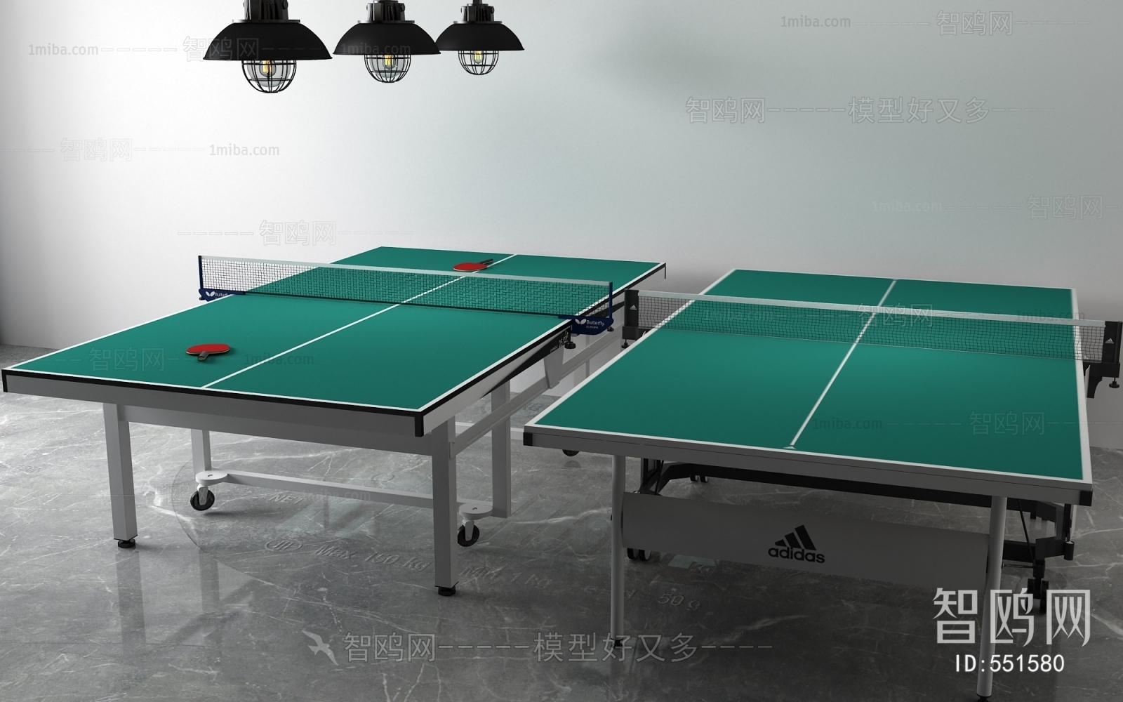 Modern Table-tennis Table