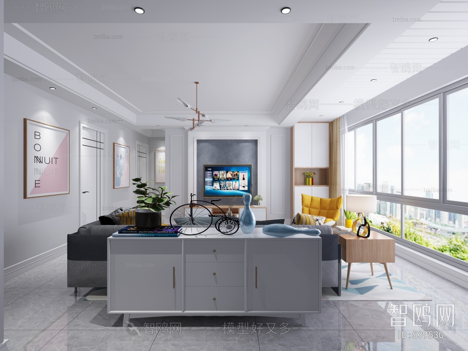 Nordic Style A Living Room