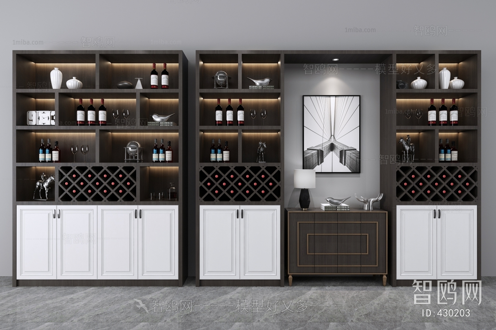 Modern Wine Cabinet