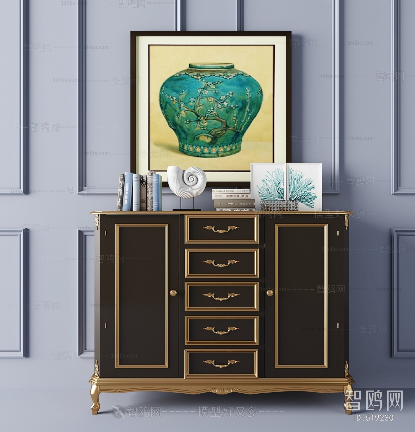 European Style Side Cabinet/Entrance Cabinet