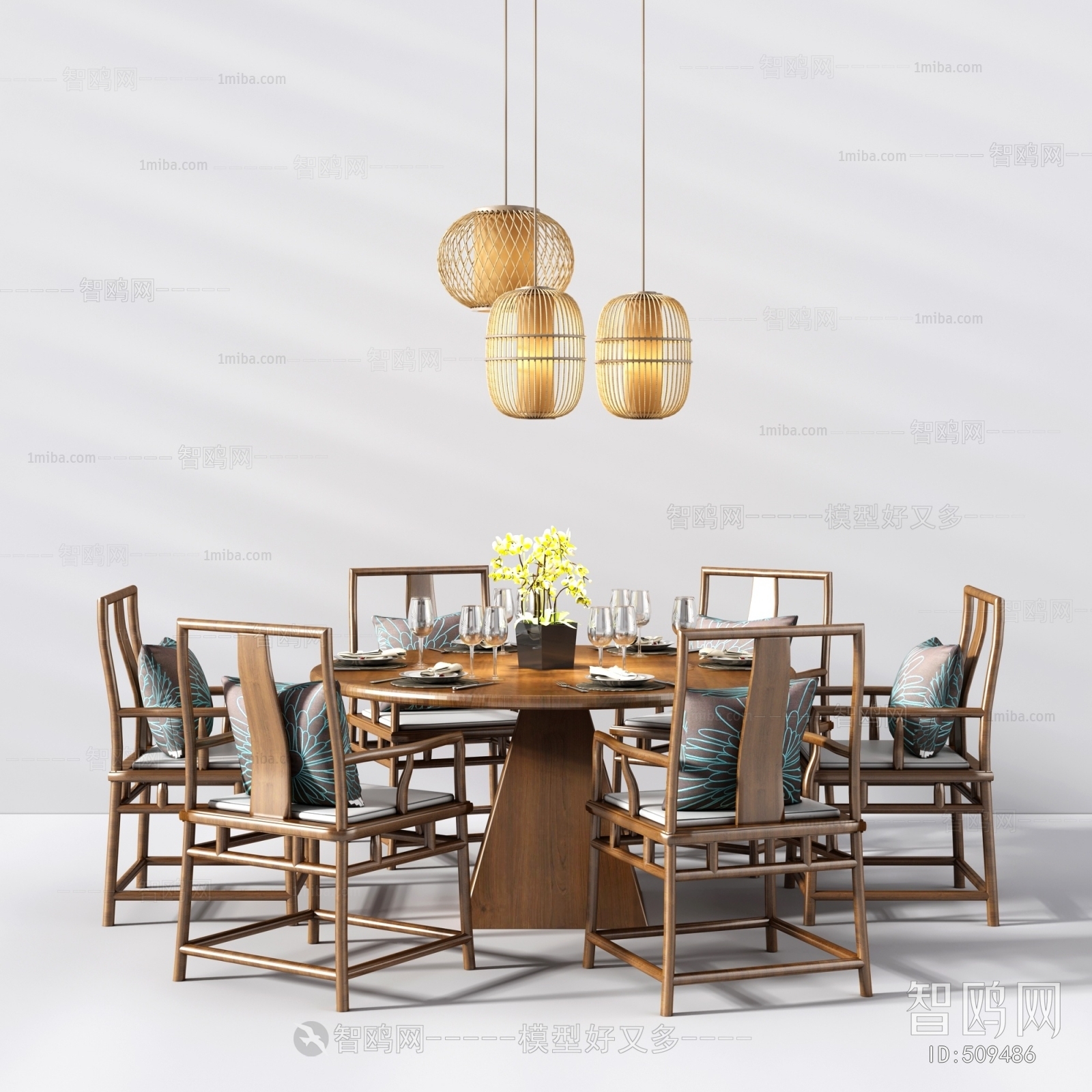 New Chinese Style Dining Table And Chairs