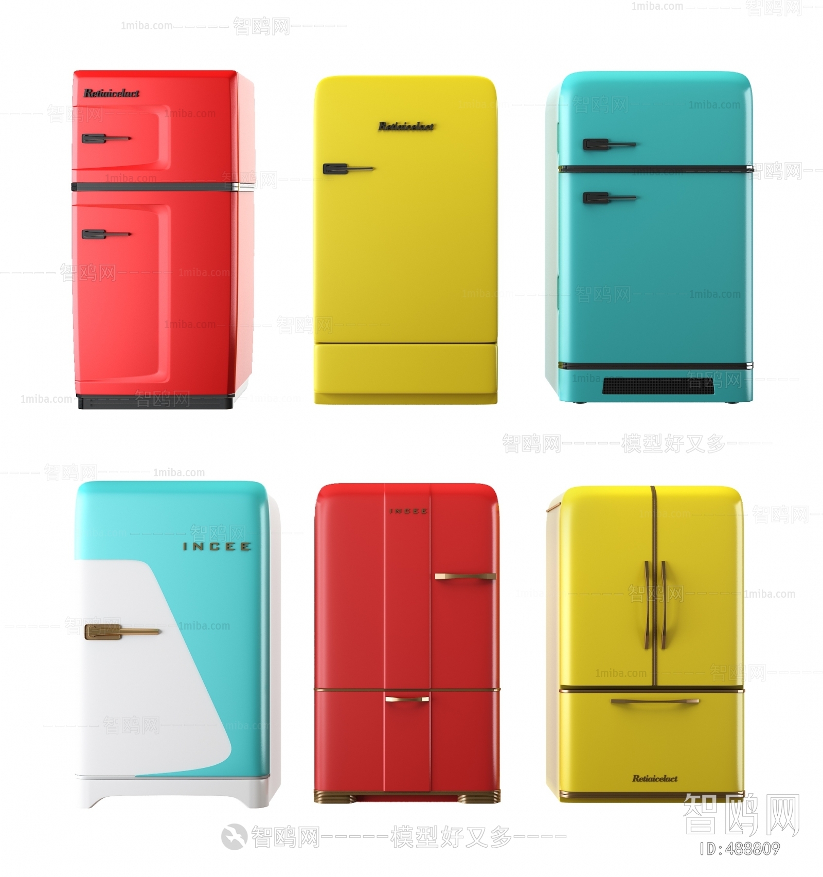 Modern Nordic Style Home Appliance Refrigerator