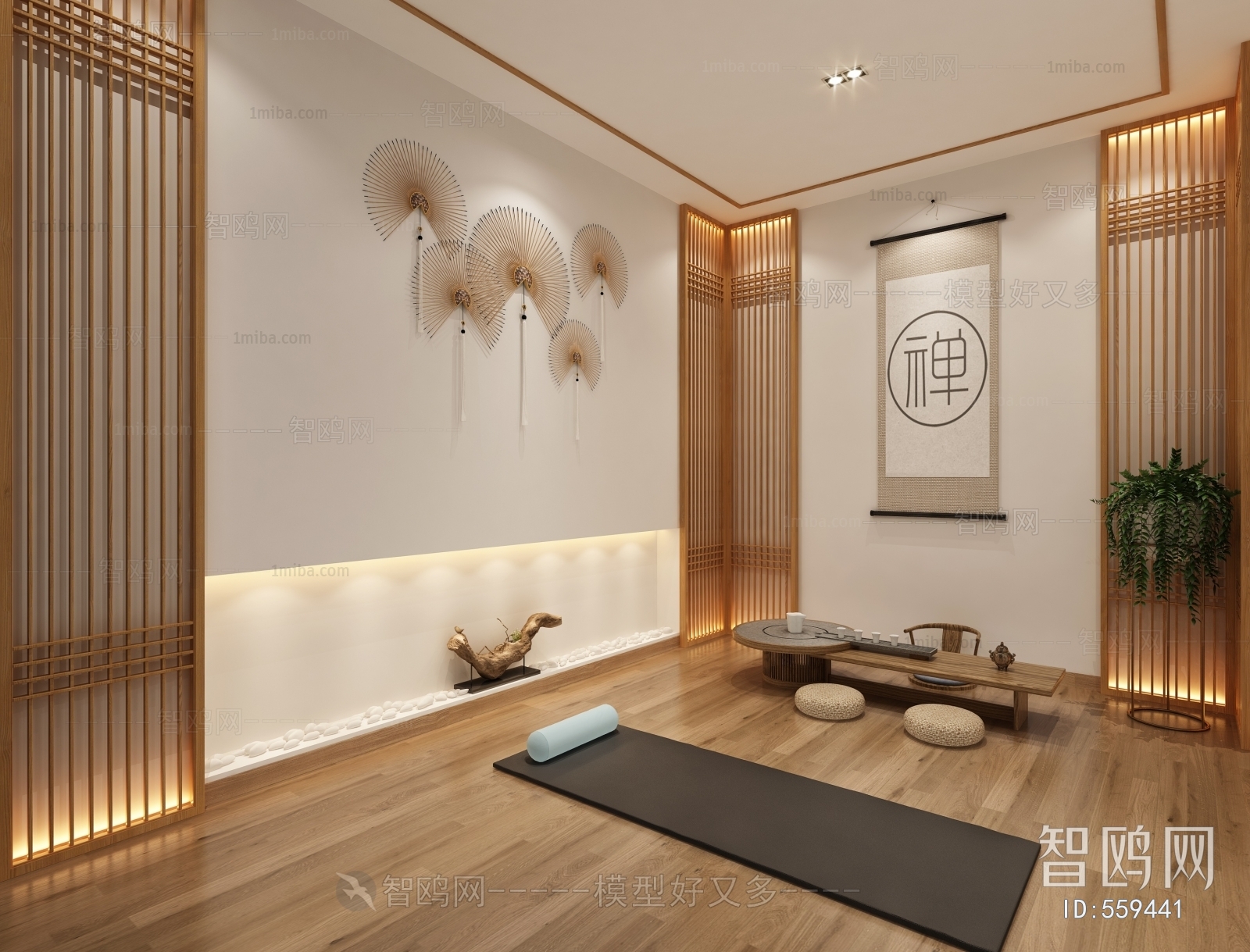 新中式瑜珈室