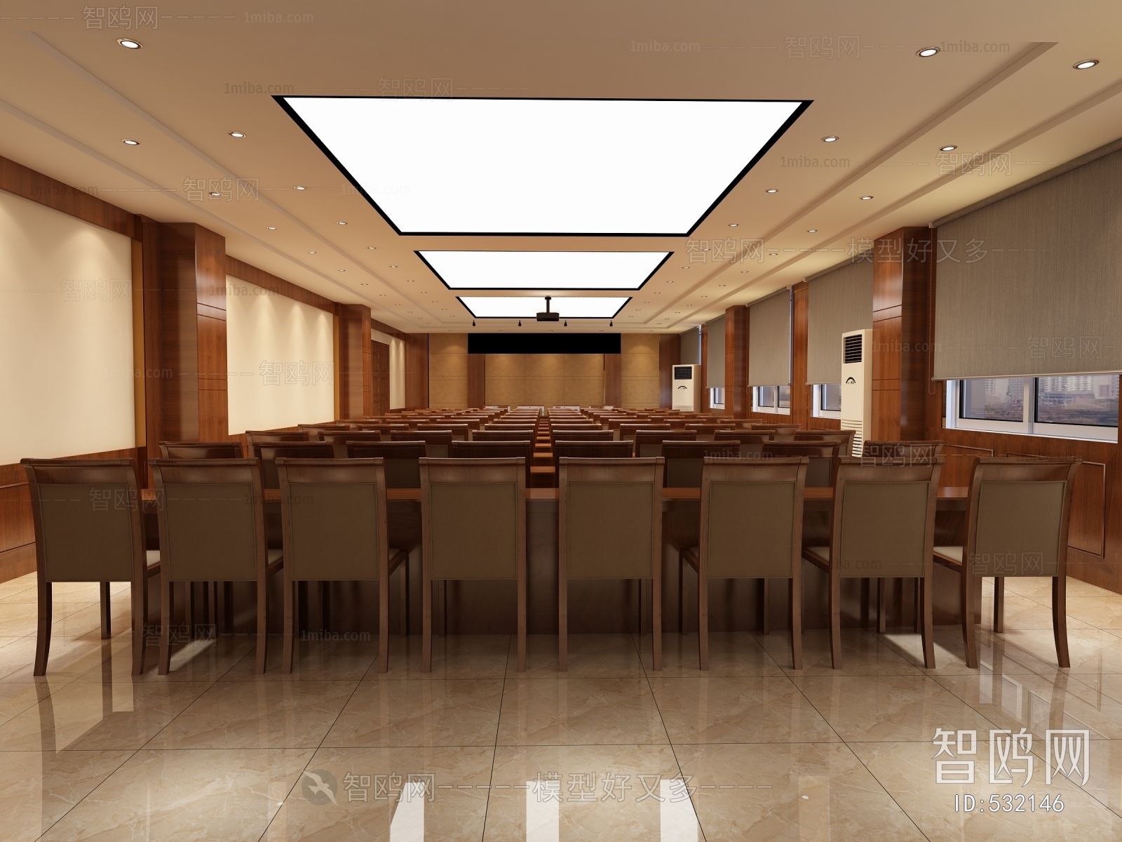 New Chinese Style Meeting Room