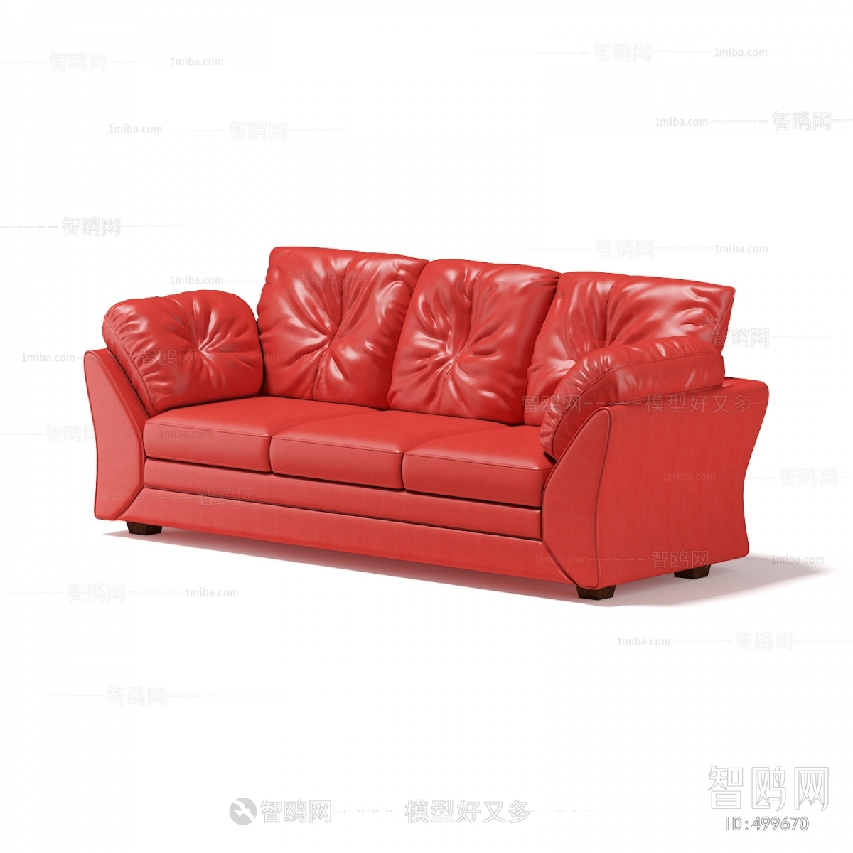 American Style Three-seat Sofa