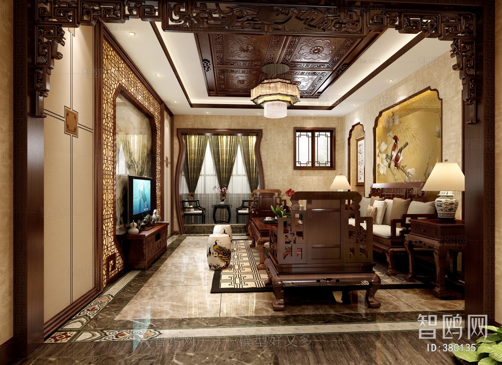 Chinese Style A Living Room