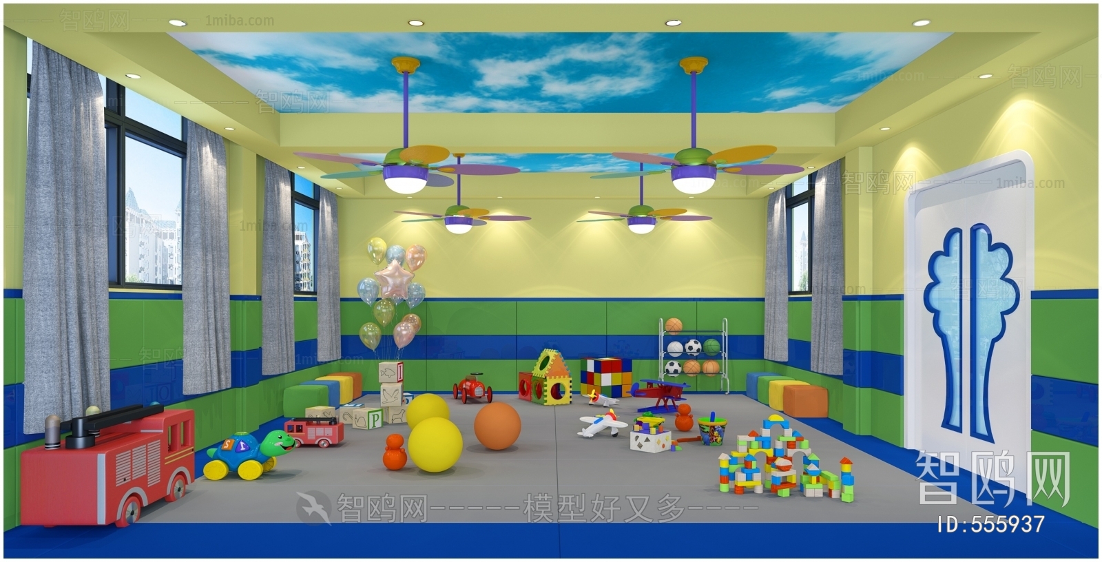 Modern Children's Playroom