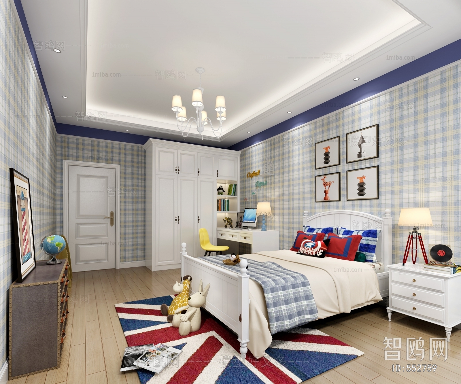 American Style Boy's Room And Son's Room