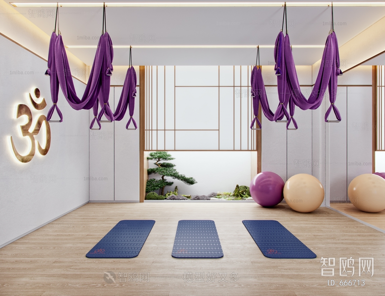 Modern Yoga Room