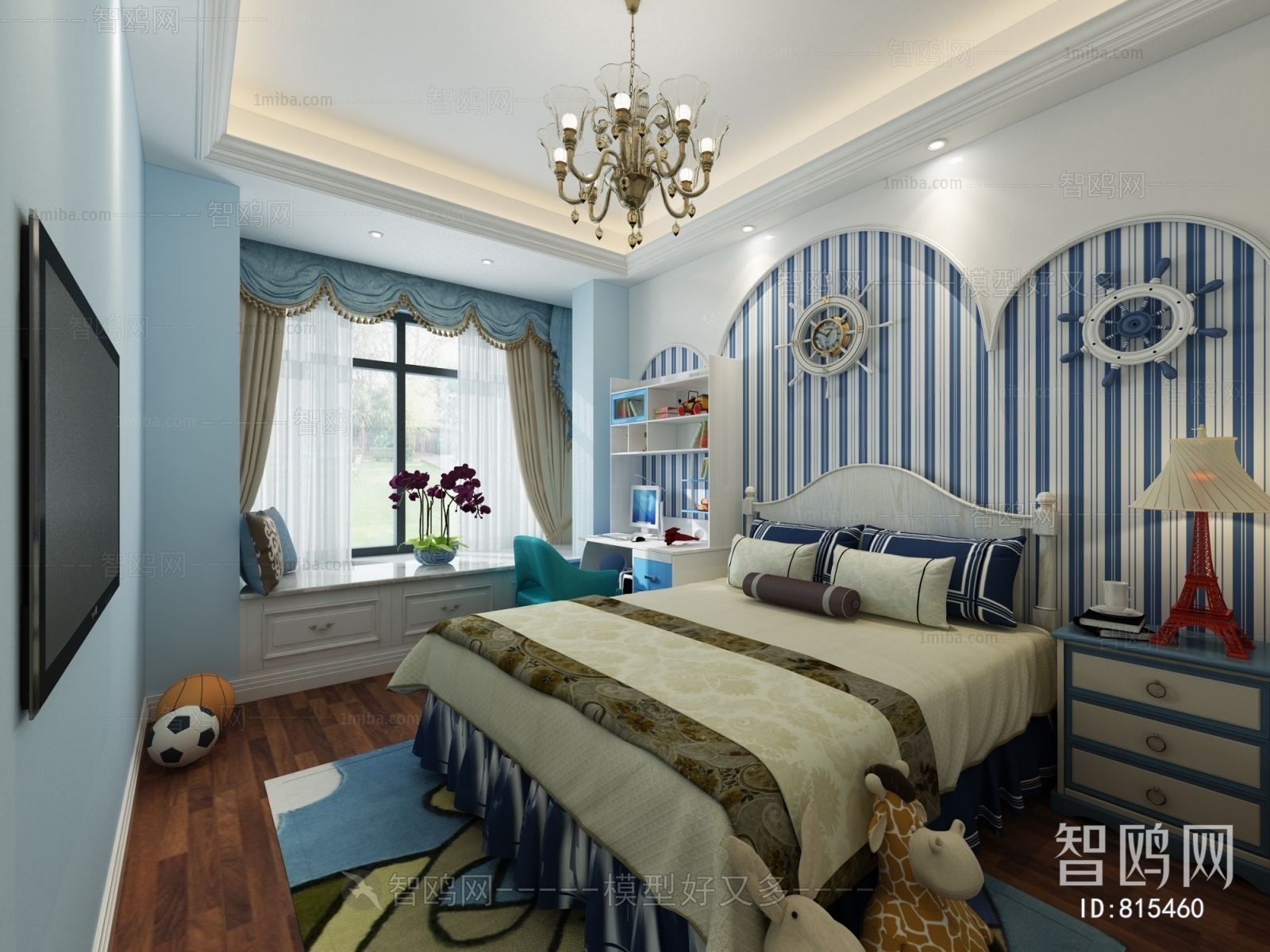 Mediterranean Style Children's Room