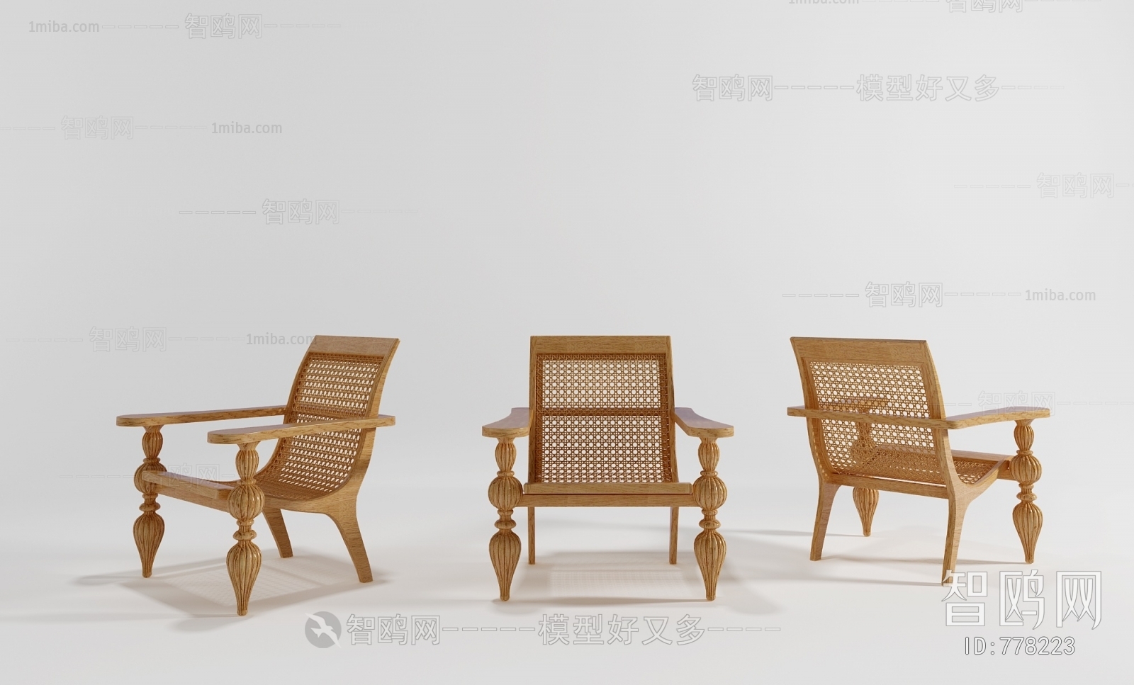 New Chinese Style Lounge Chair