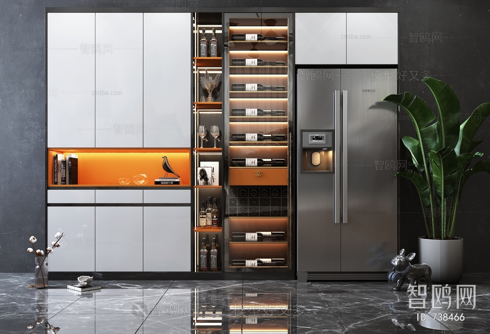 Modern Wine Cabinet