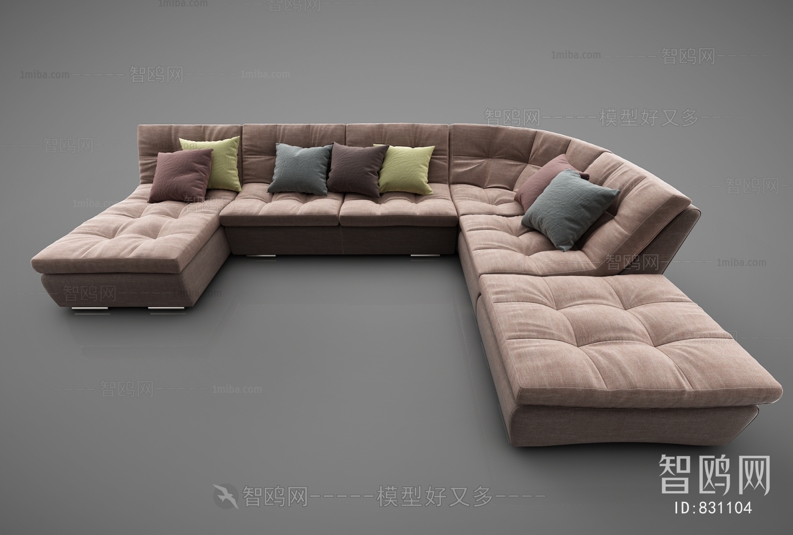 Modern Multi Person Sofa