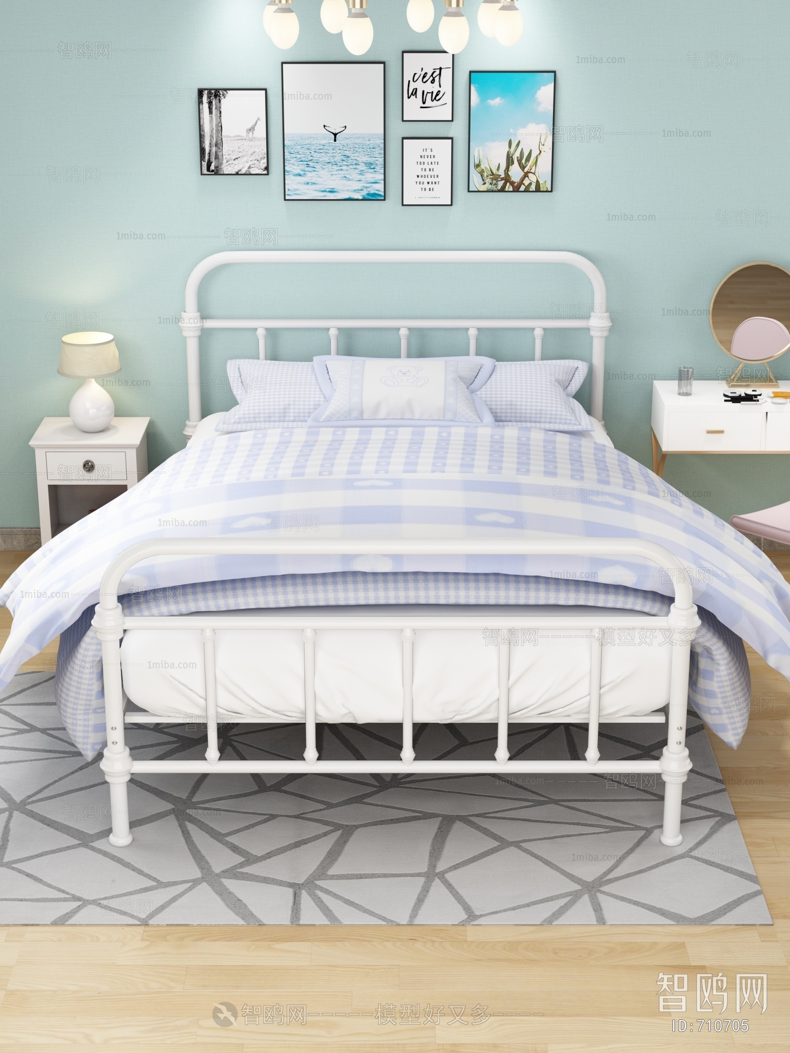 Nordic Style Single Bed