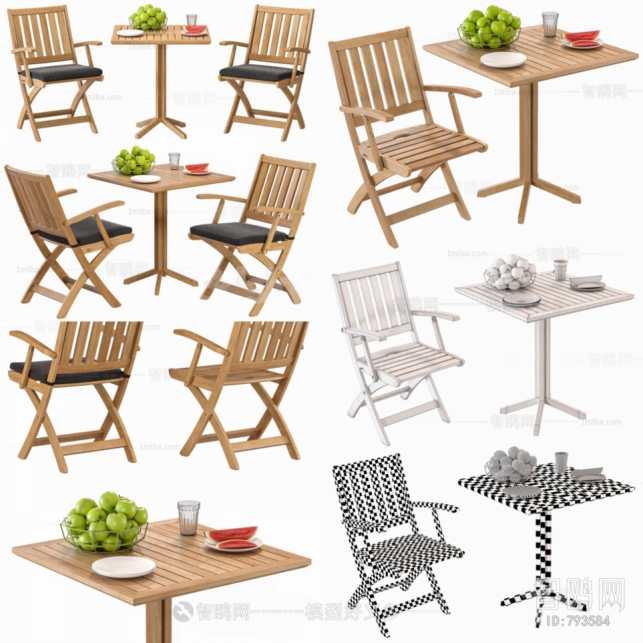 Nordic Style Leisure Table And Chair