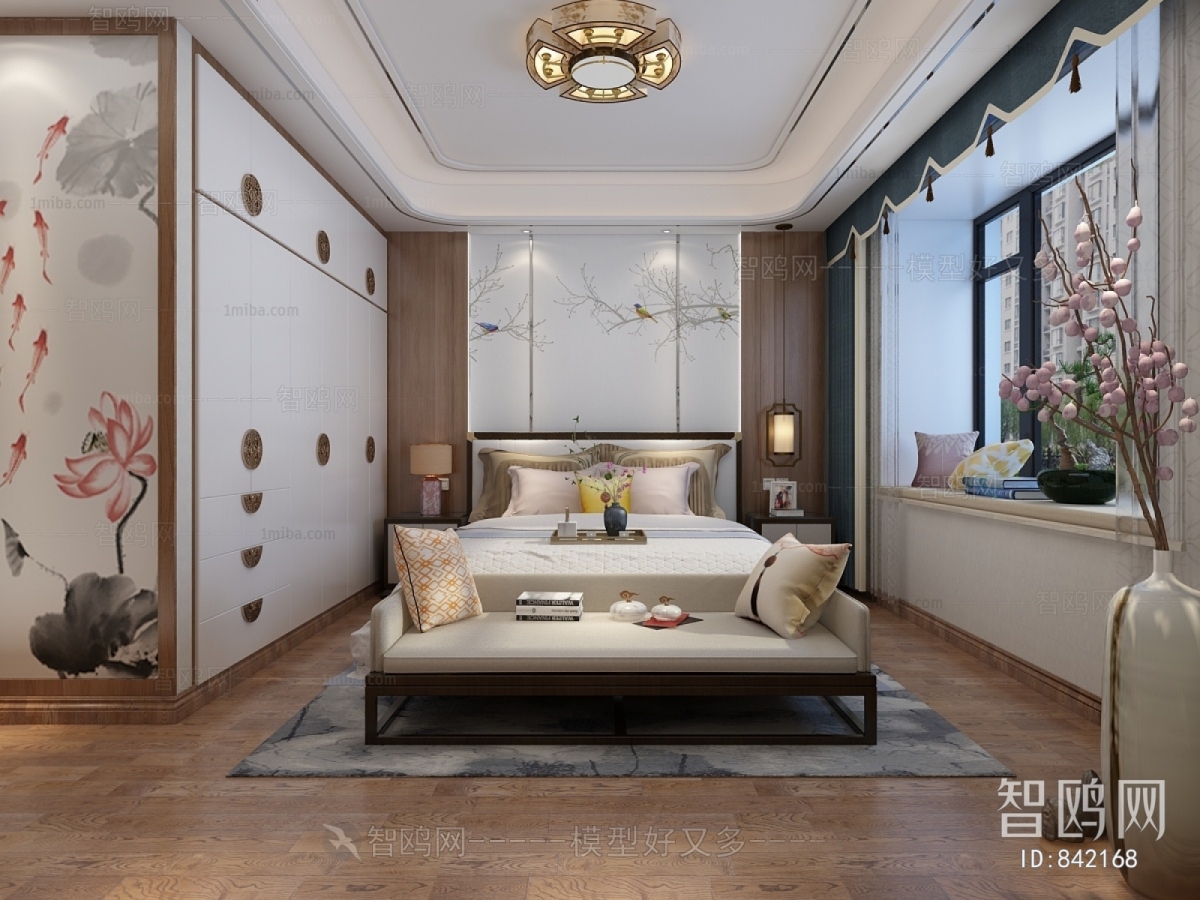 New Chinese Style Bedroom