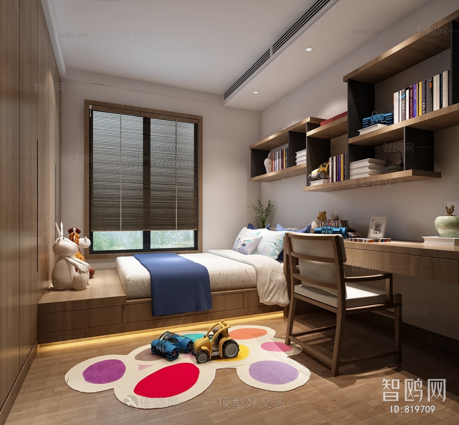New Chinese Style Children's Room