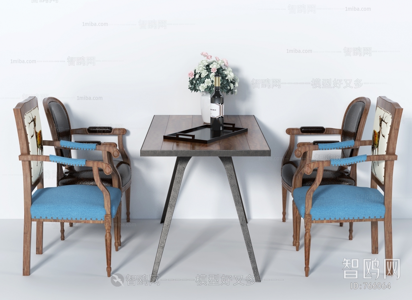 American Style Dining Table And Chairs