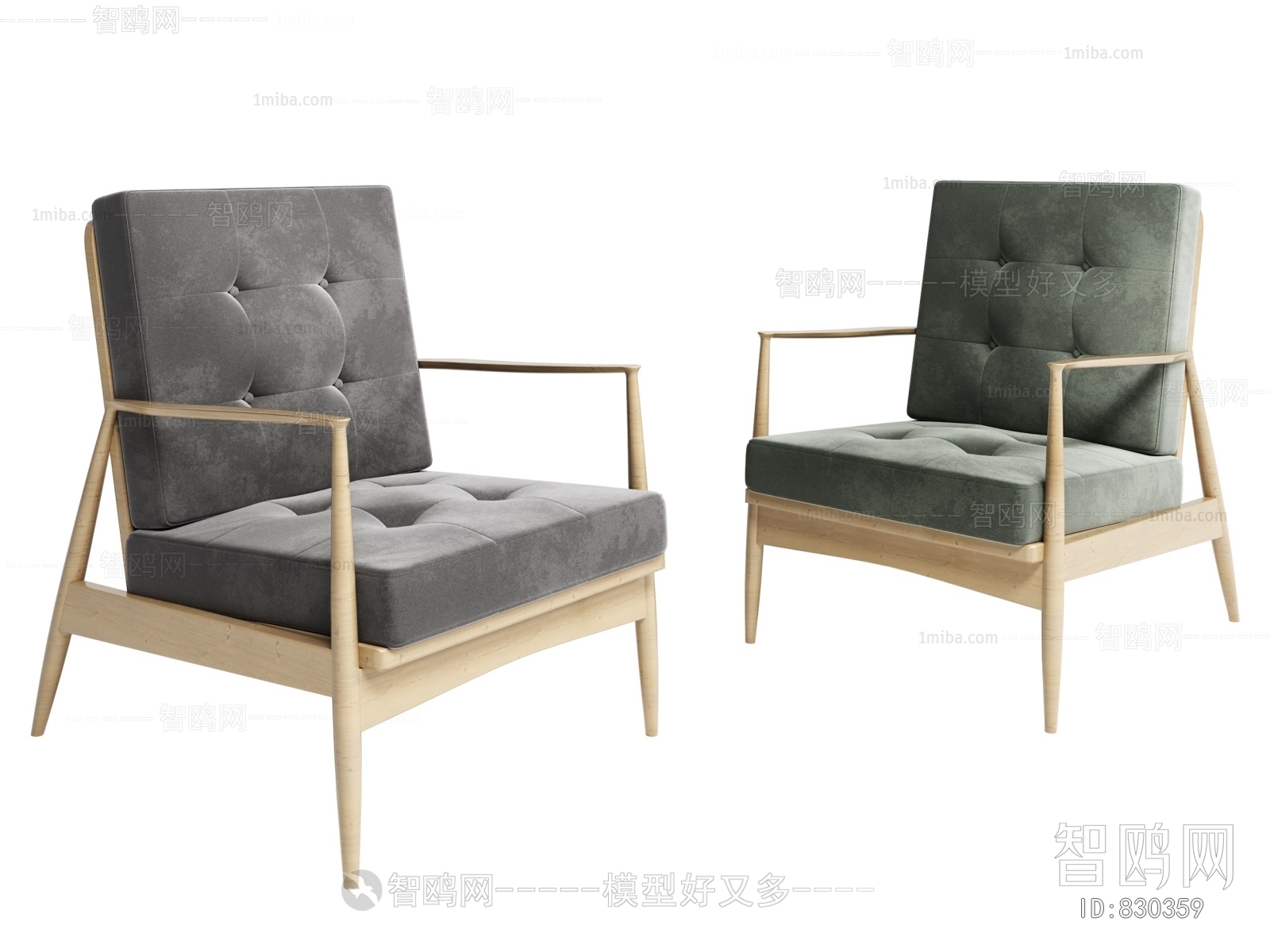 New Chinese Style Lounge Chair