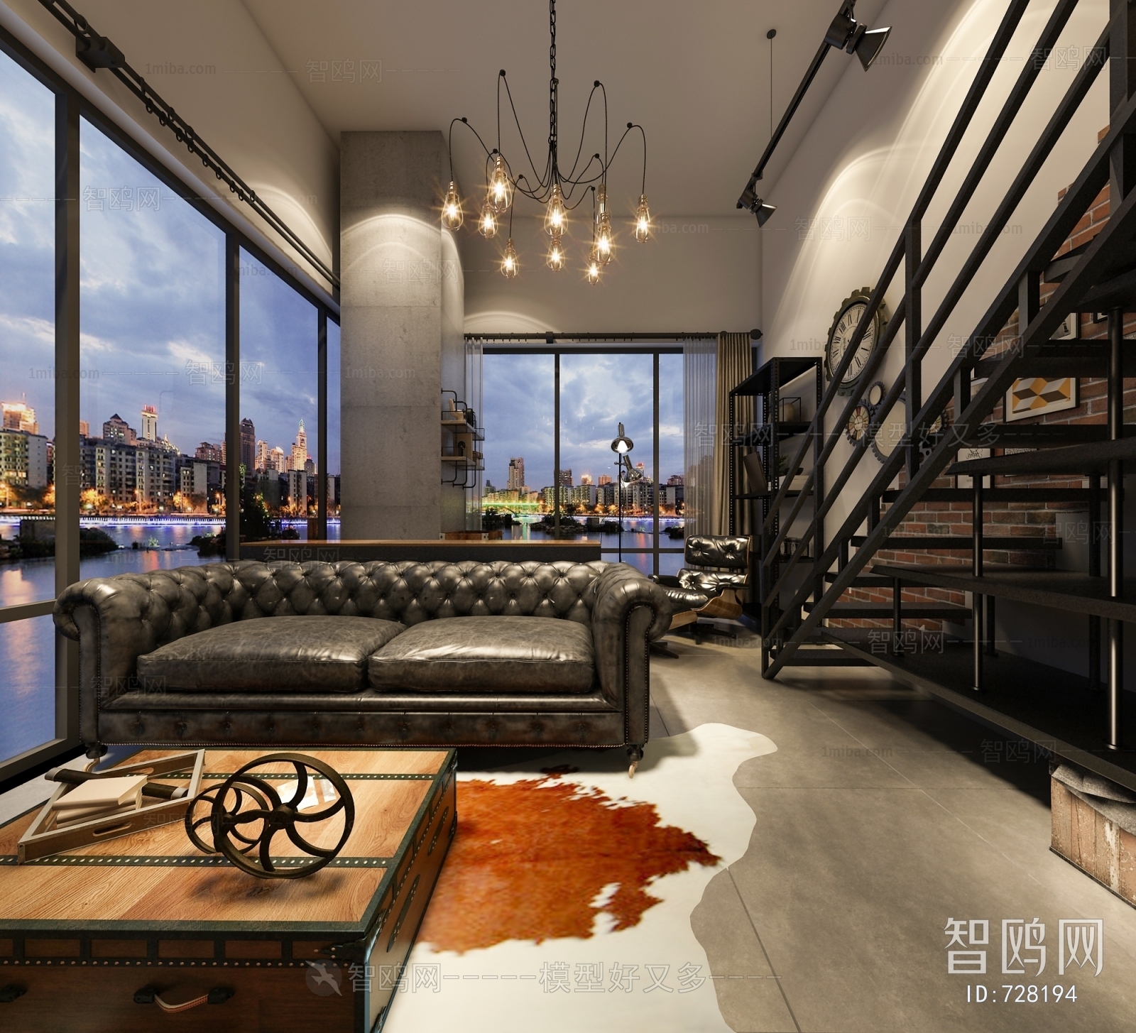 Industrial Style A Living Room